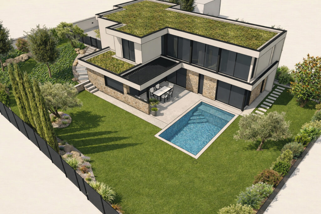 Conception 3D jardin